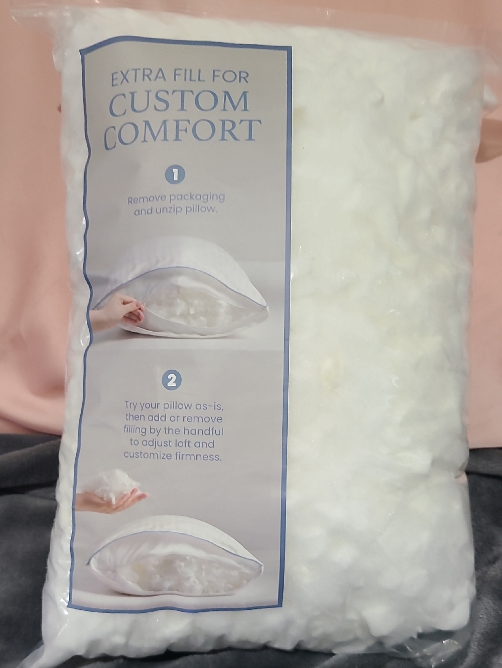 NWOT Tag - Extra Fill Pillow Insert - White